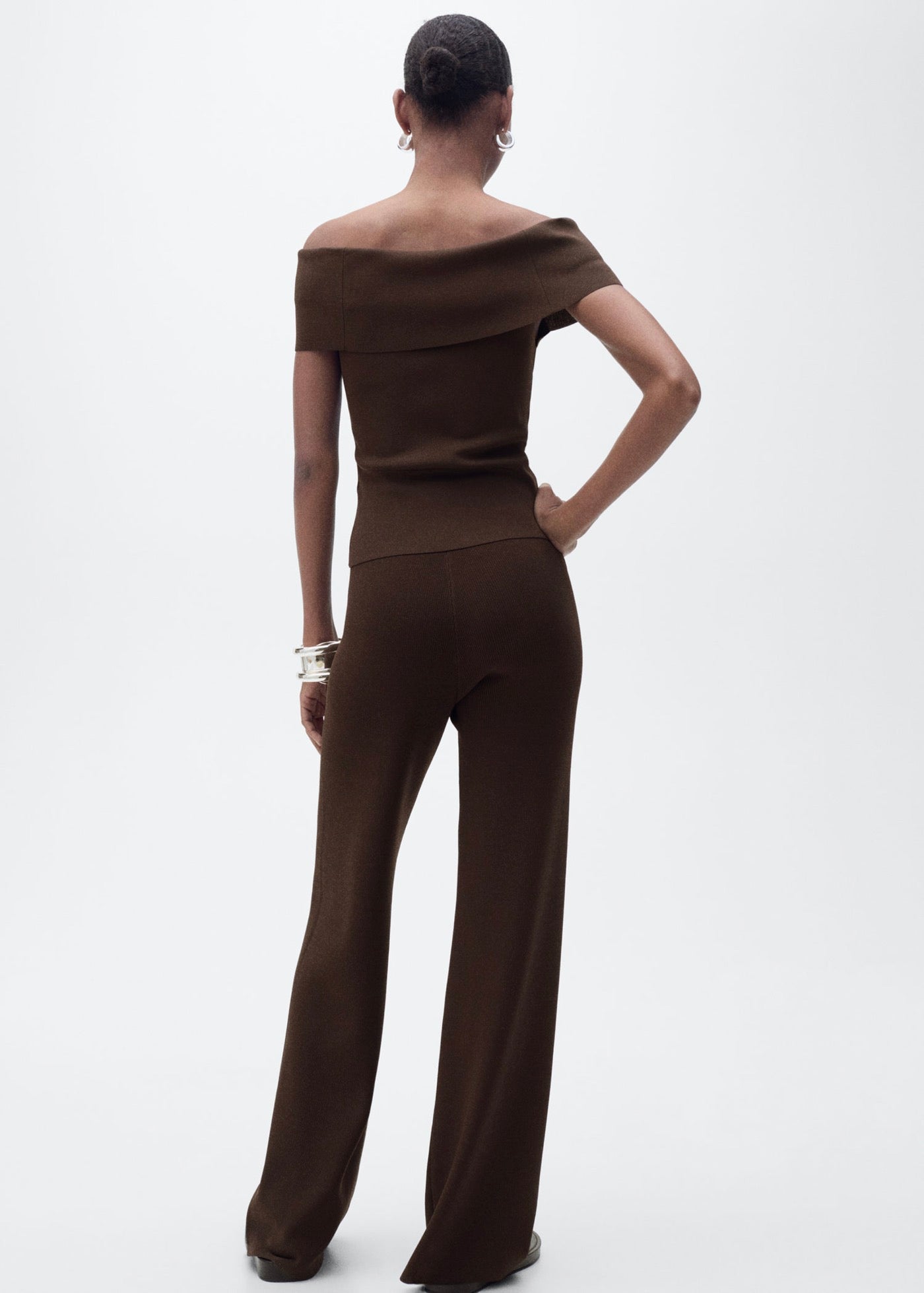 Pantalon Droit Maille