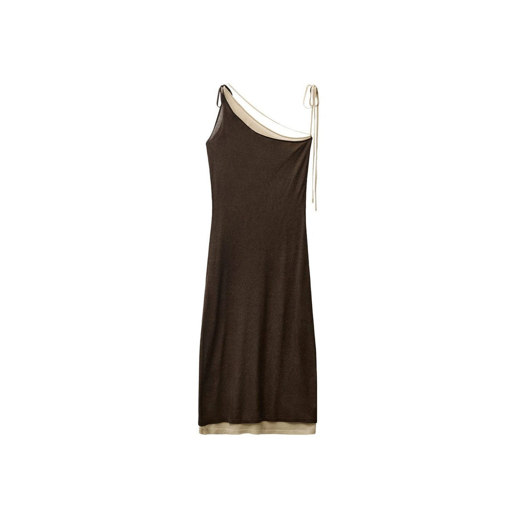 Robe En Maille Lyocell Combinée