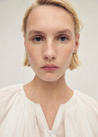 Veste Semi-Transparente Froncée