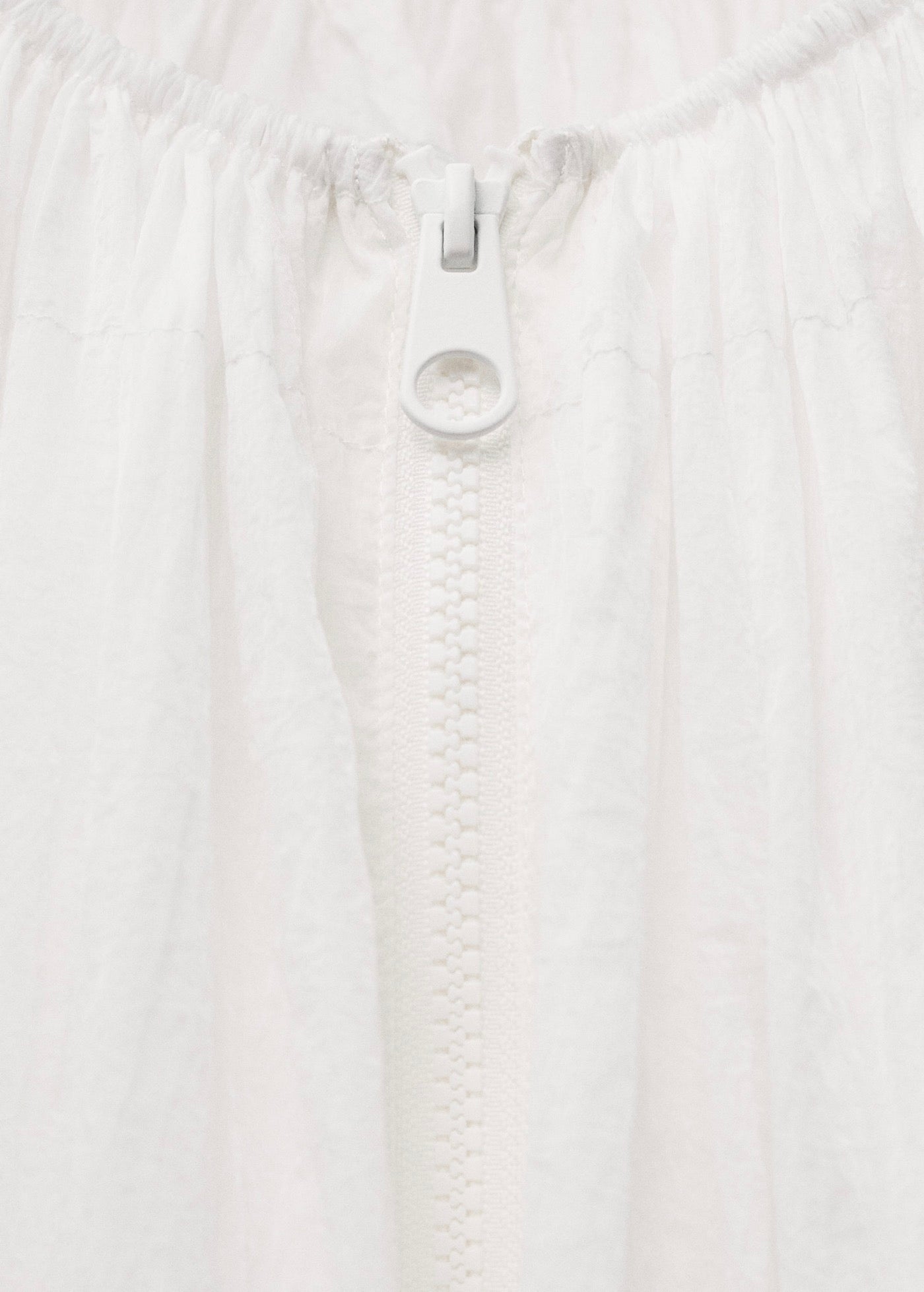 Veste Semi-Transparente Froncée