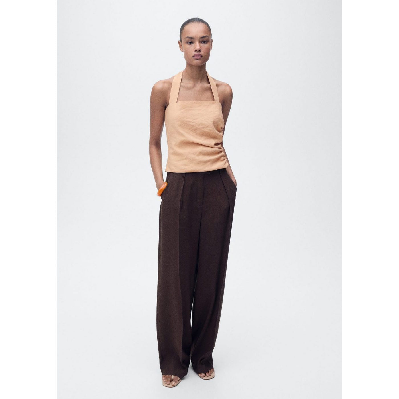 Top Lyocell Détail Froncé