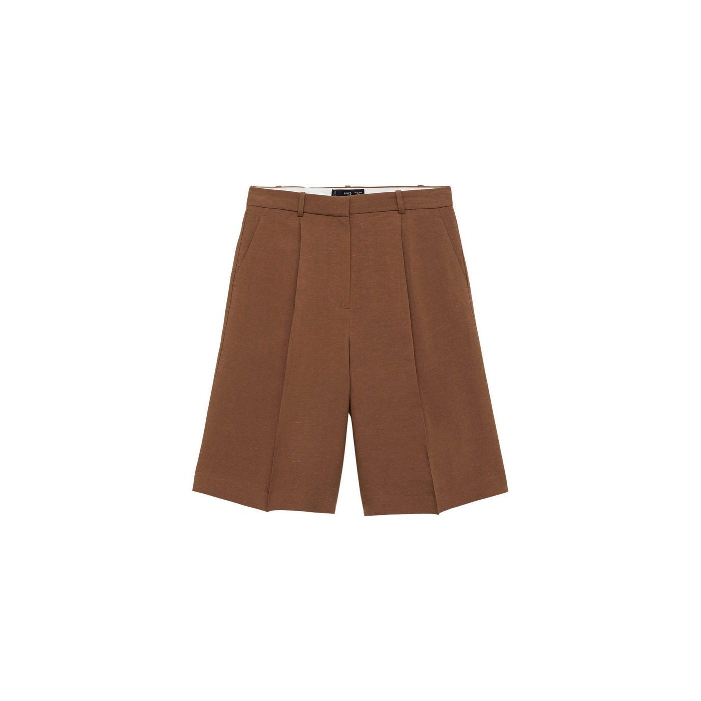 Bermuda De Costume Lin Mélangé