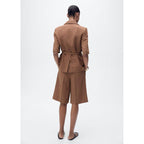Bermuda De Costume Lin Mélangé