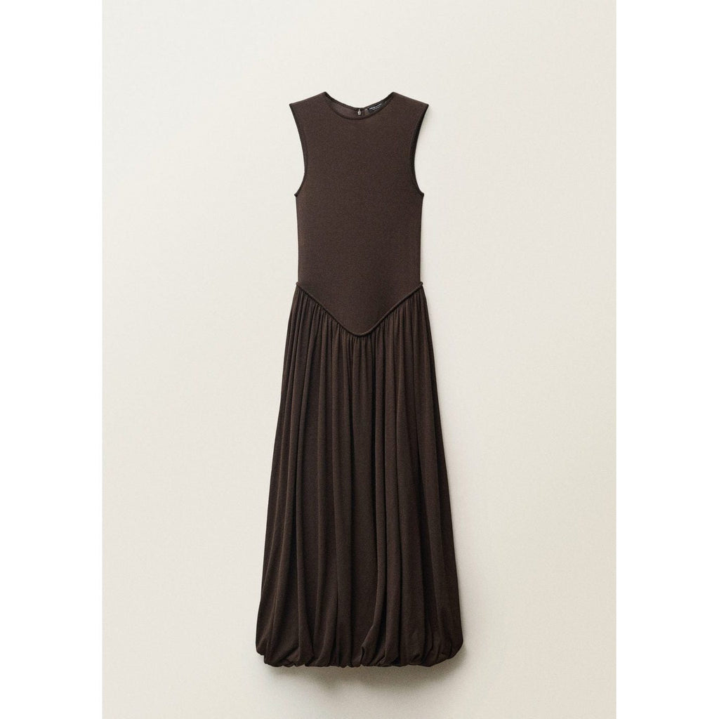 Robe Semi-Transparente Ourlet Bouffant