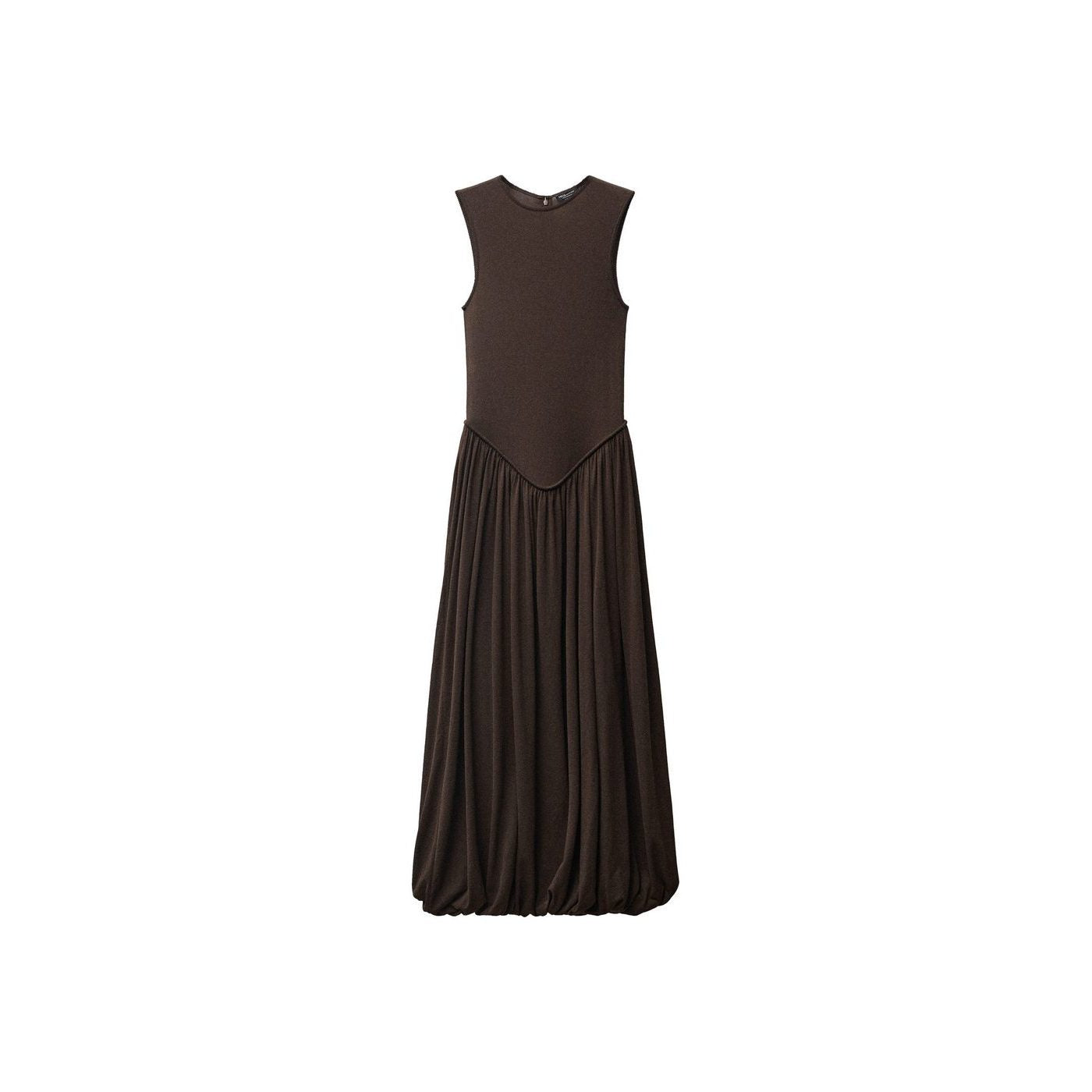 Robe Semi-Transparente Ourlet Bouffant