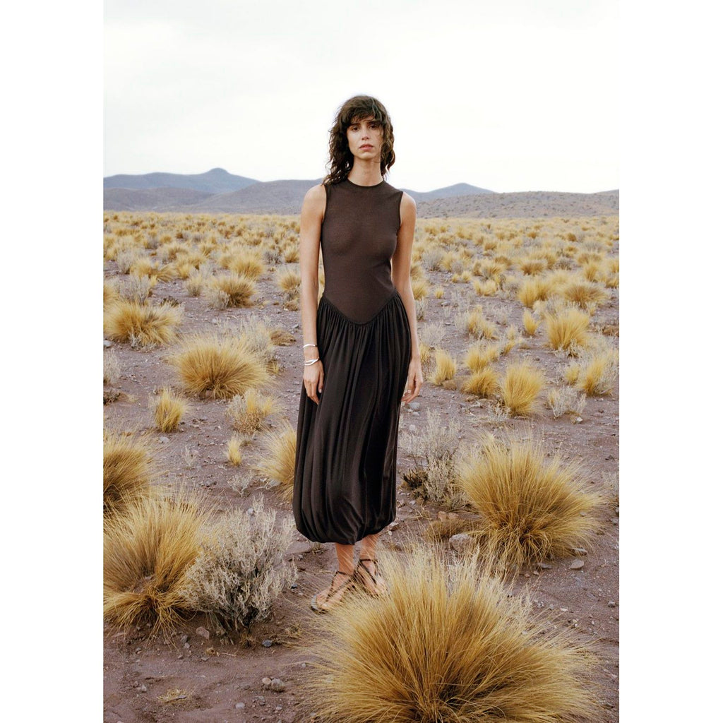 Robe Semi-Transparente Ourlet Bouffant
