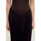 Robe Semi-Transparente Ourlet Bouffant