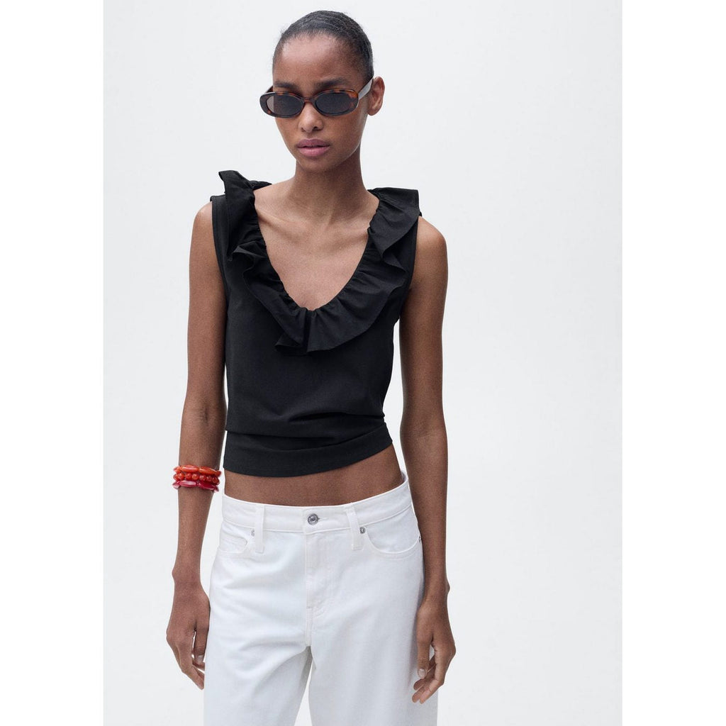 Top Coton Volant