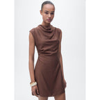 Robe Texturée Drapée