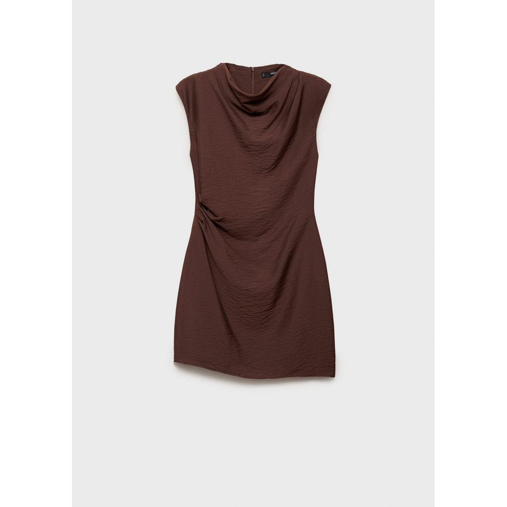 Robe Texturée Drapée