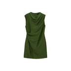 Robe Texturée Drapée