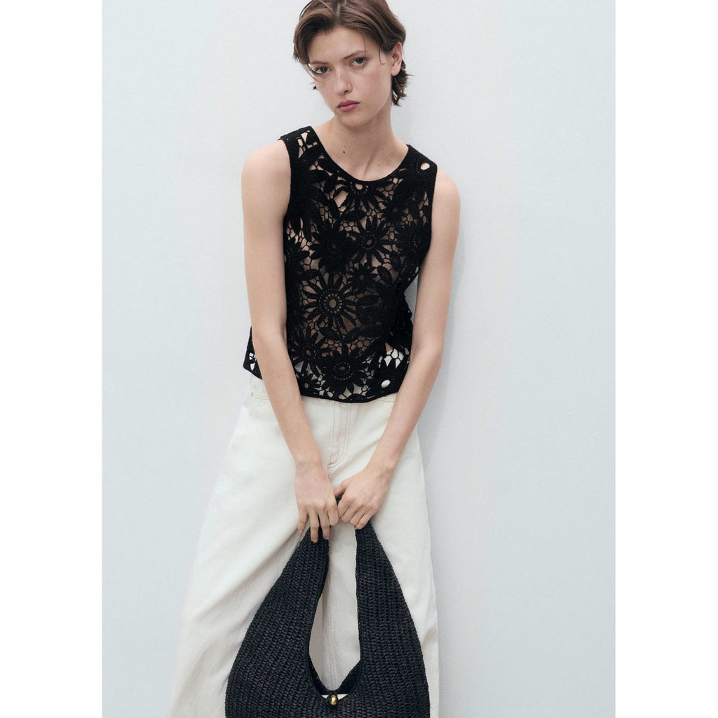 Top Maille Crochet