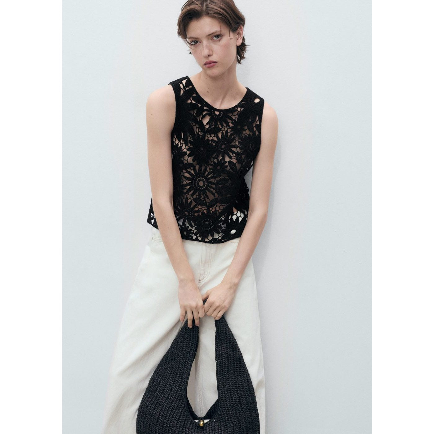 Top Maille Crochet