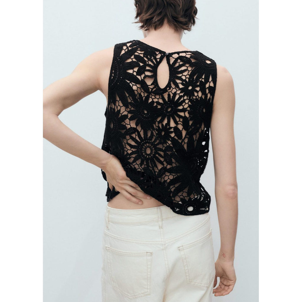Top Maille Crochet