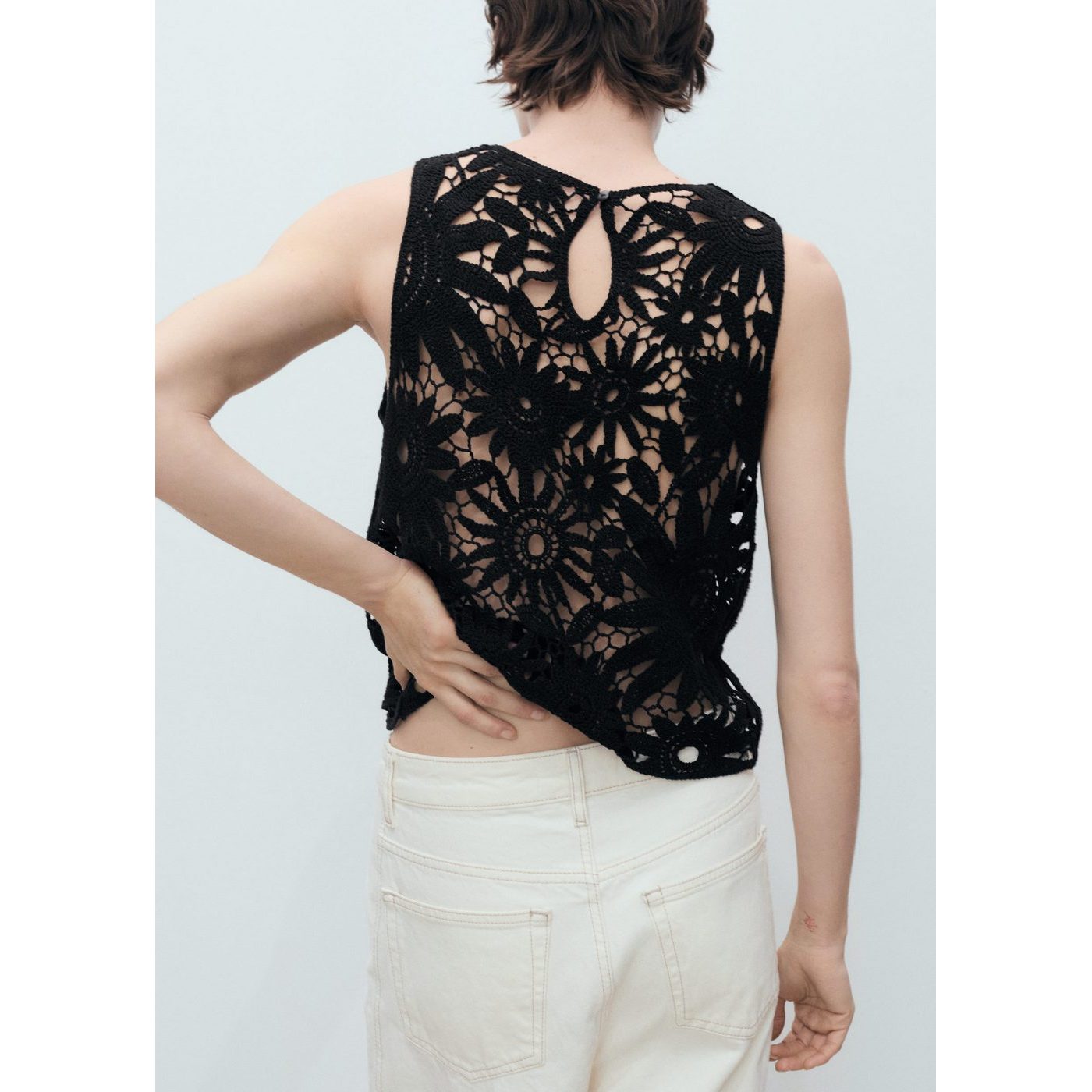 Top Maille Crochet