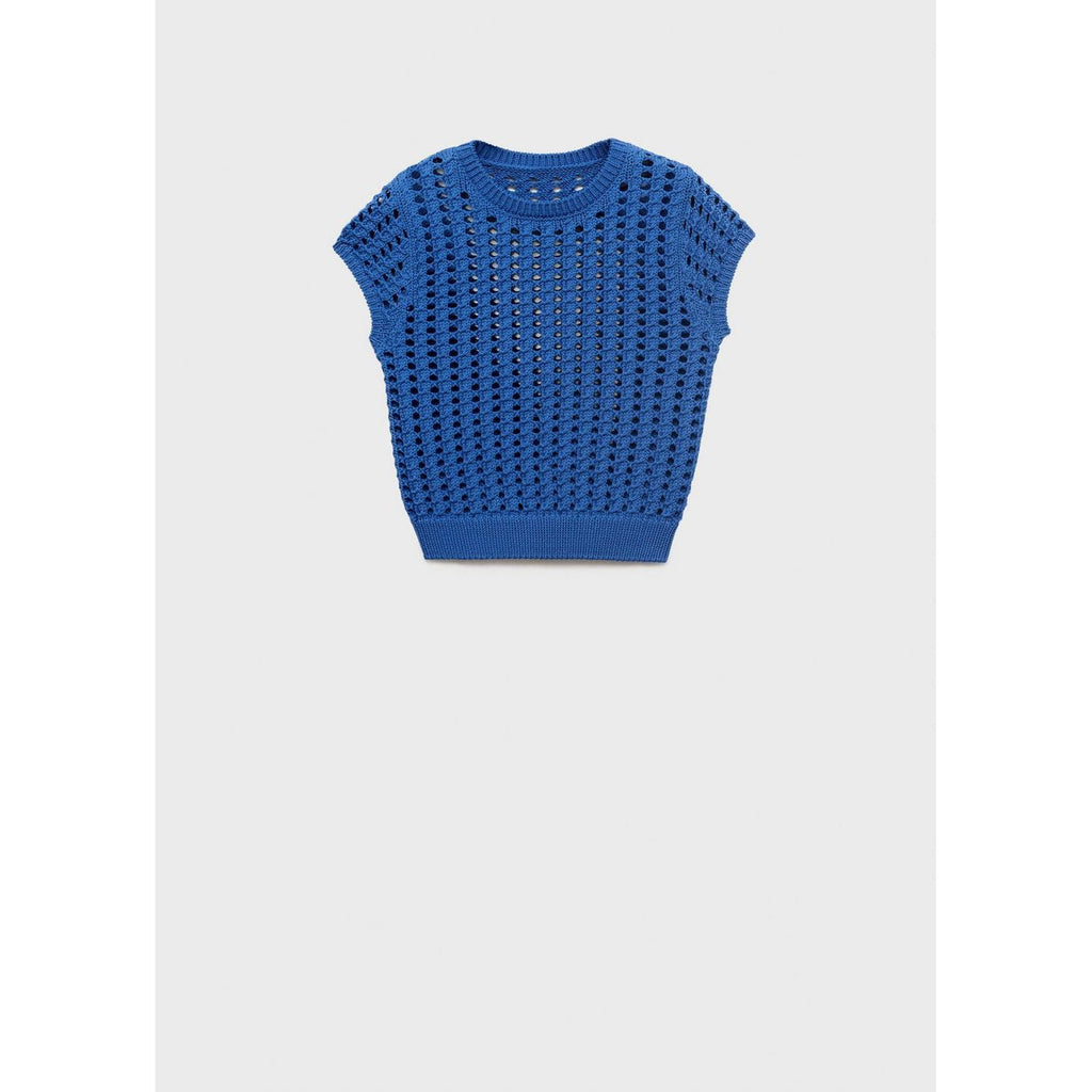Pull-Over Crochet Manches Courtes