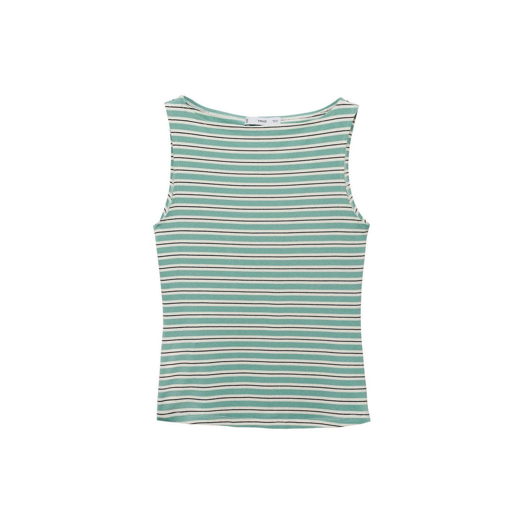Top Rayures Col Bateau