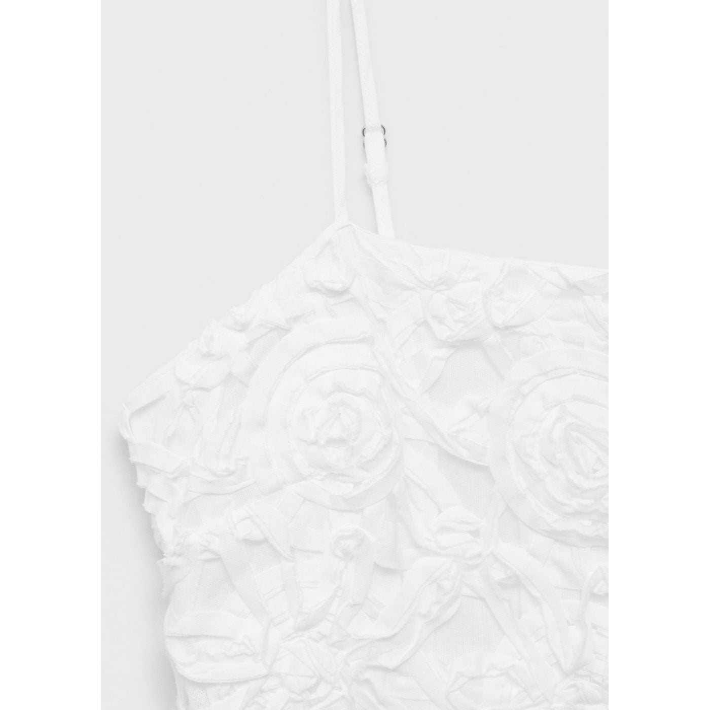 Robe Courte Texture Fleurs