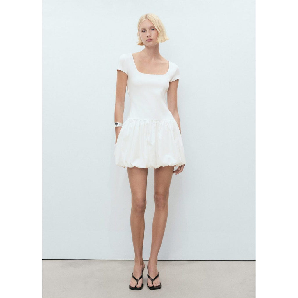 Robe Combinée Bas Bouffant