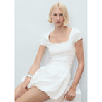 Robe Combinée Bas Bouffant