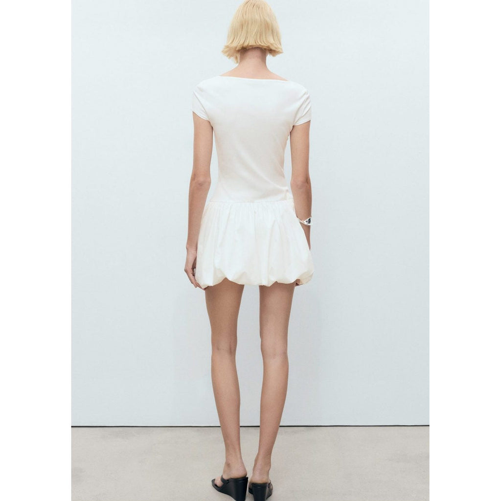 Robe Combinée Bas Bouffant