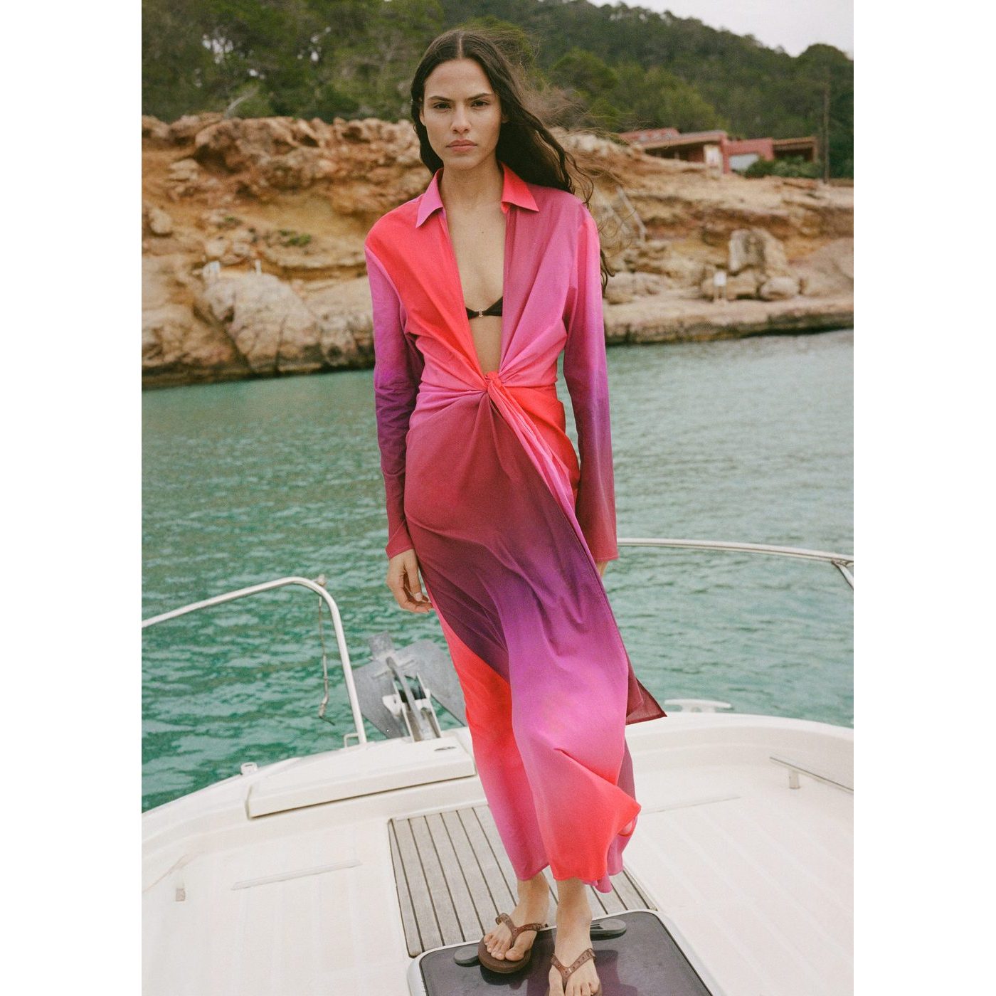 Robe Coton Tie And Dye