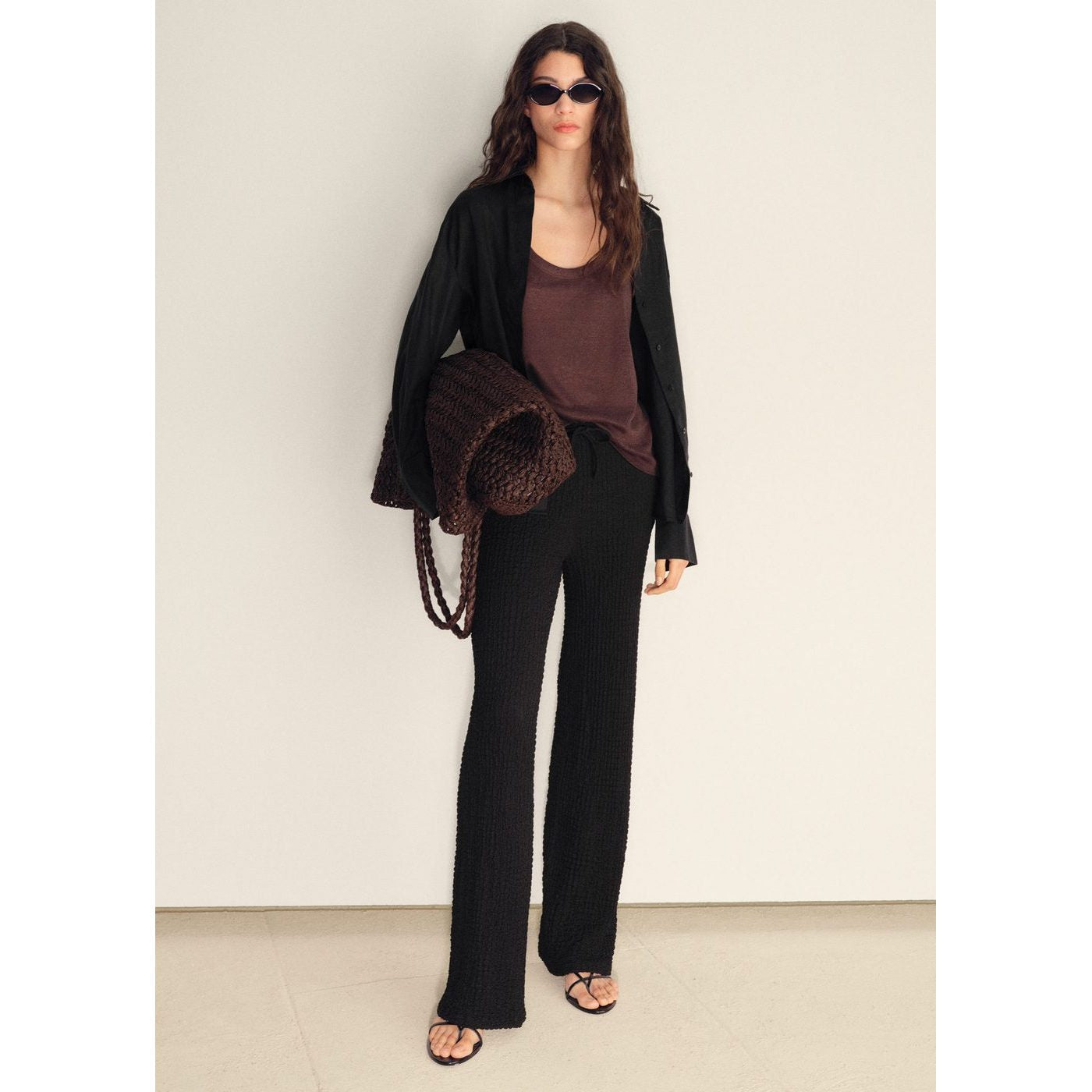 Pantalon Texturé