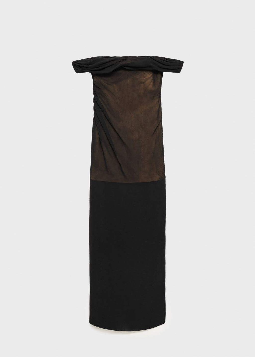 Robe Corset Tulle Épaules Dénudées