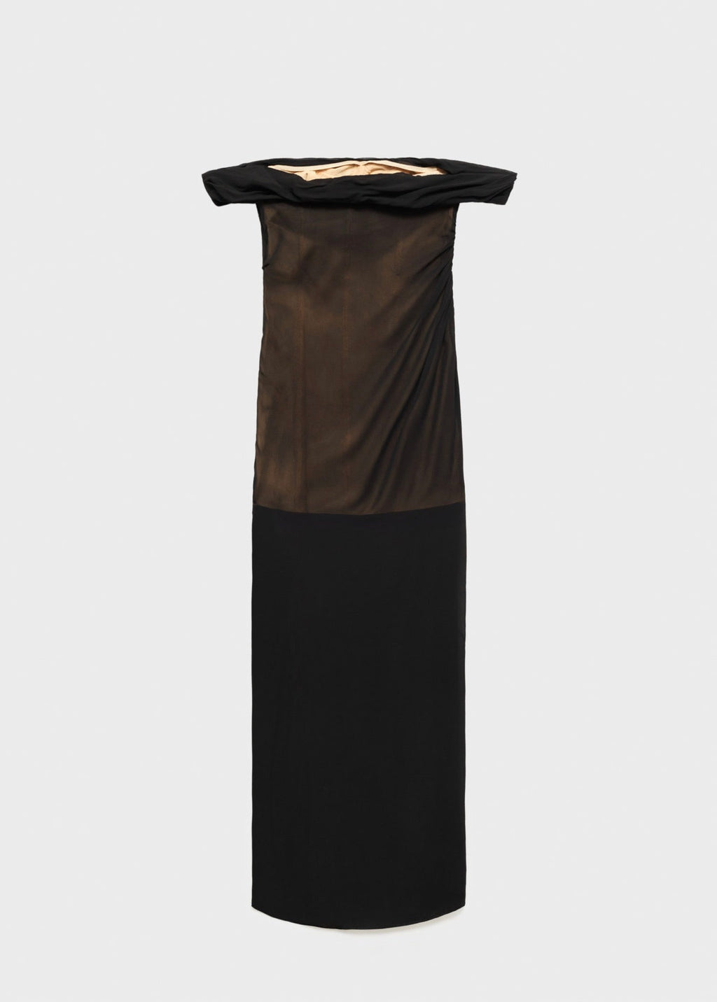 Robe Corset Tulle Épaules Dénudées
