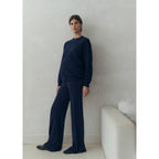 Pantalon De Grossesse Maille Wideleg