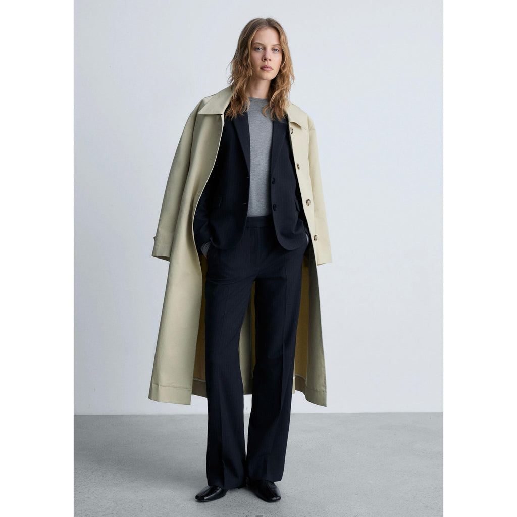 Pantalon De Costume Fines Rayures