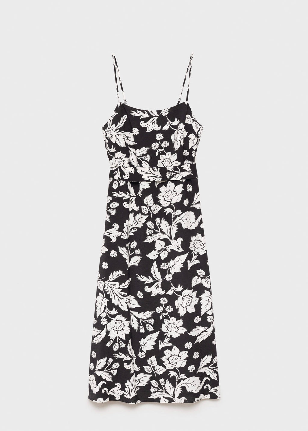 Robe Bretelles À Fleurs