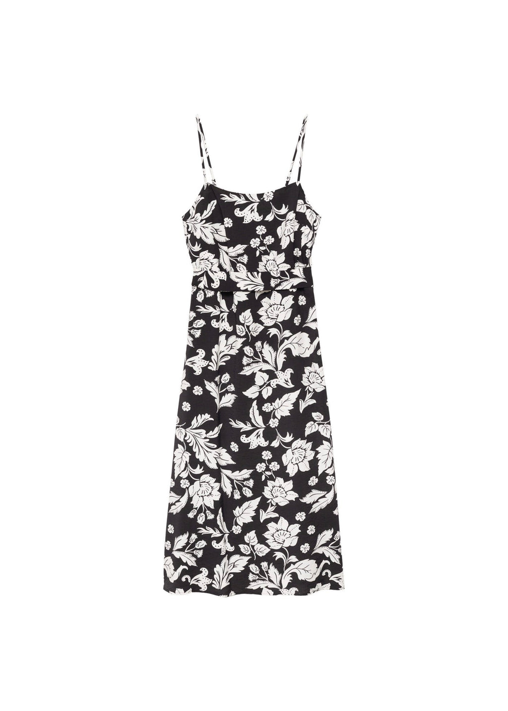Robe Bretelles À Fleurs