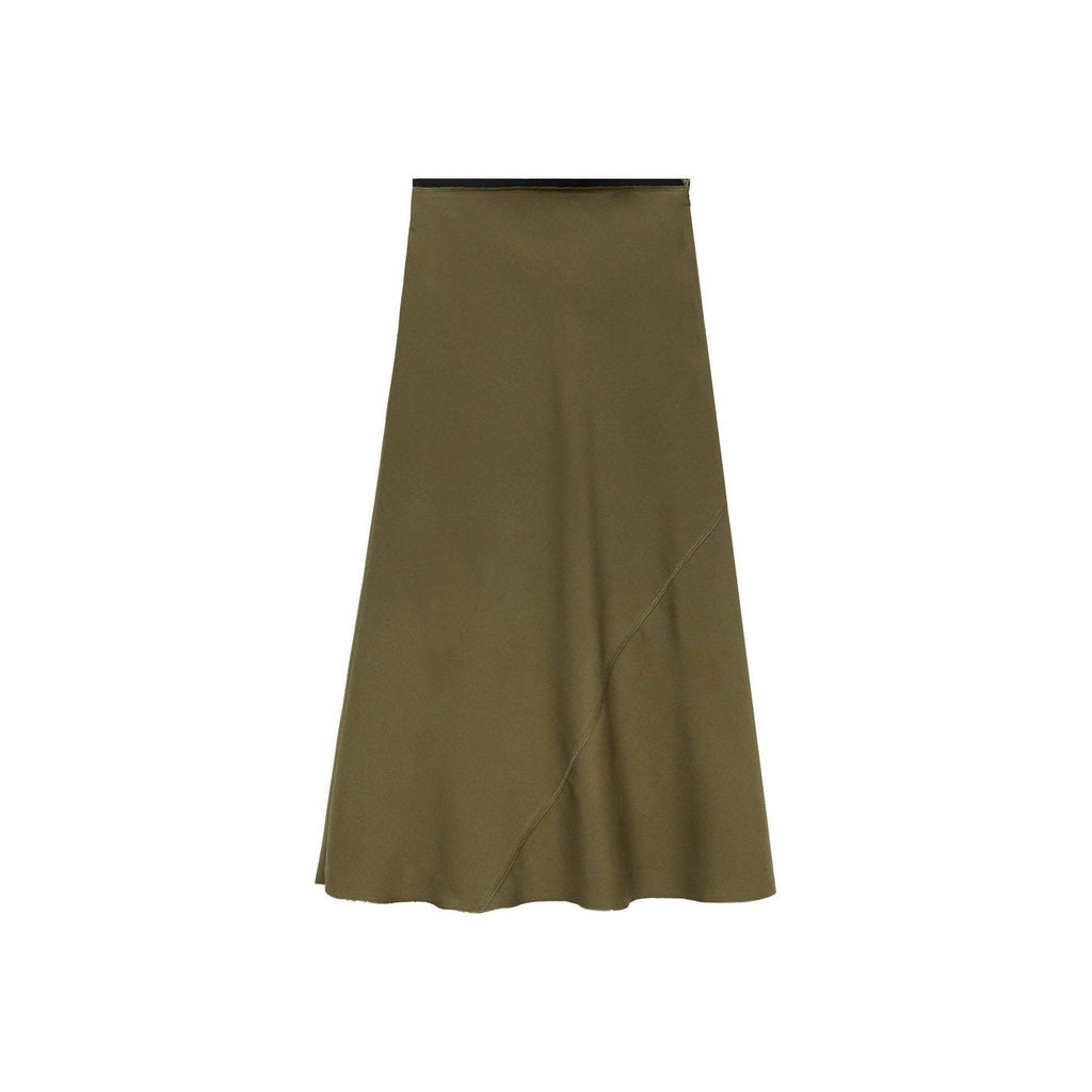 Jupe Midi Satinée