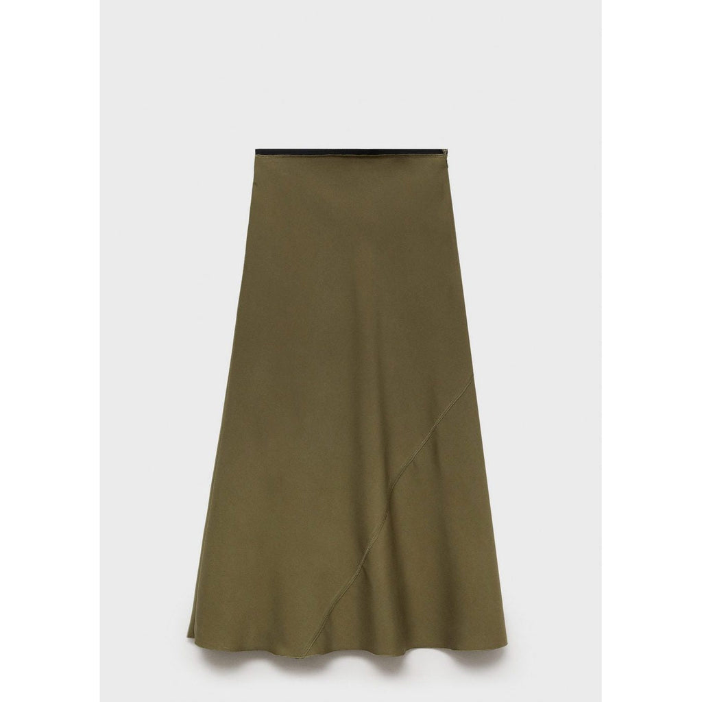 Jupe Midi Satinée