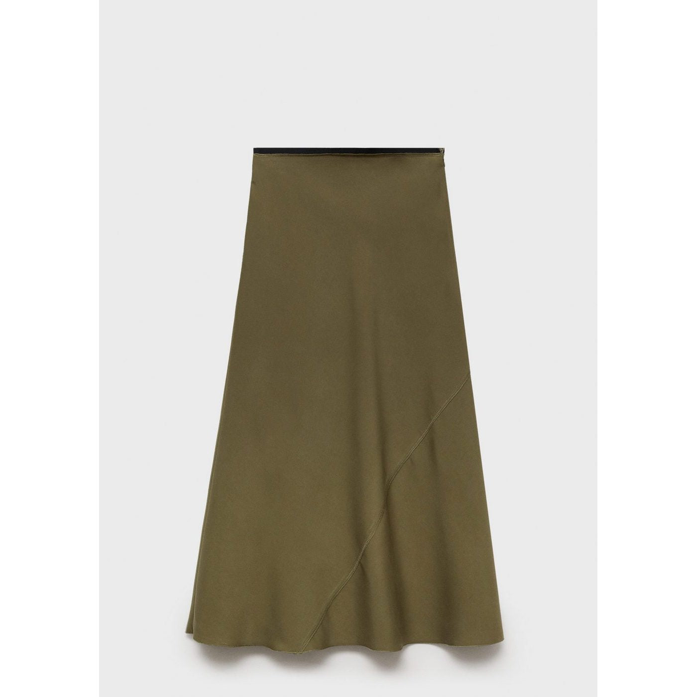 Jupe Midi Satinée