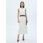 Robe Ceinture Contrastante