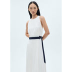 Robe Ceinture Contrastante