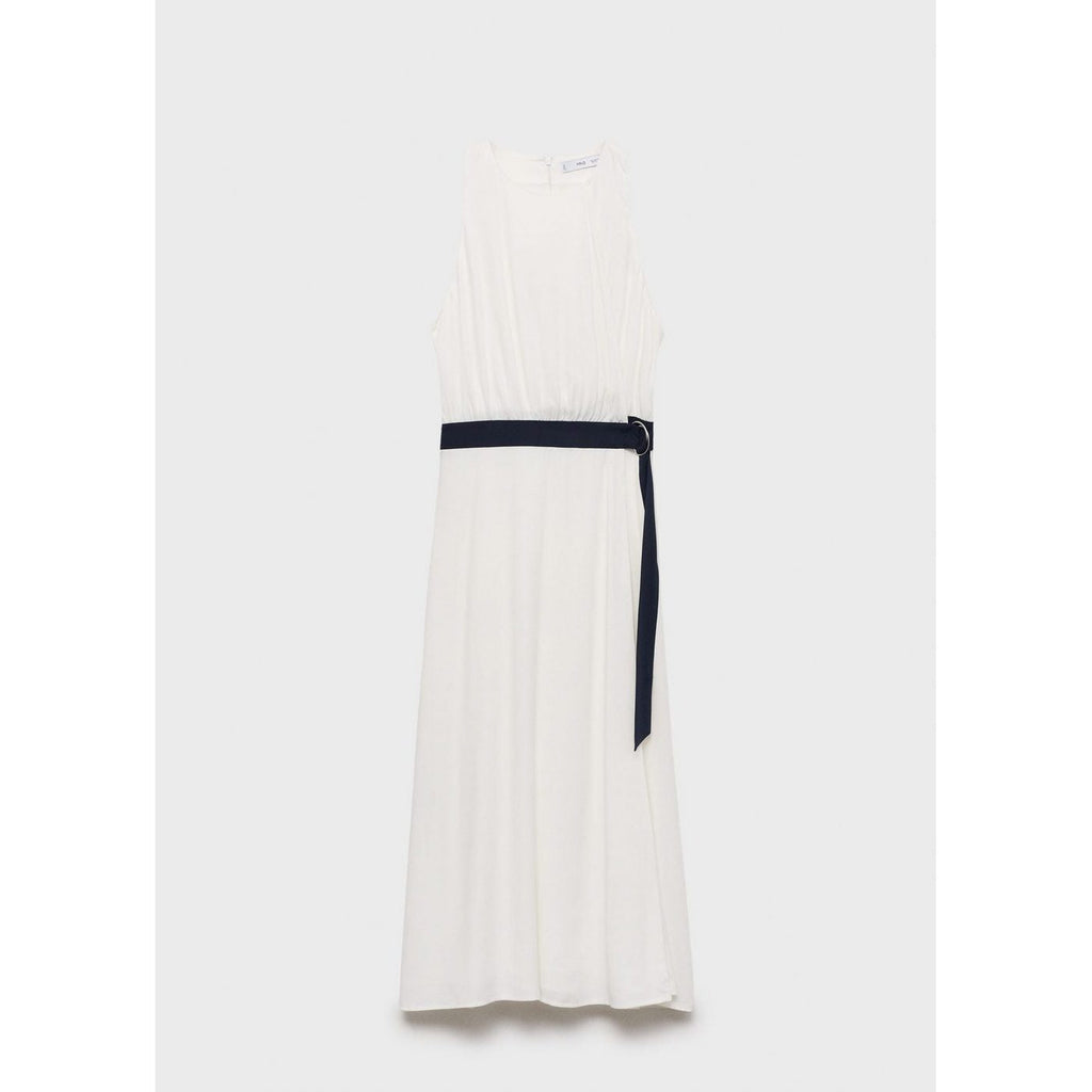 Robe Ceinture Contrastante