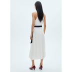 Robe Ceinture Contrastante