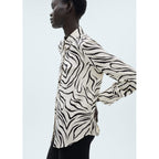 Chemise Satinée Imprimée