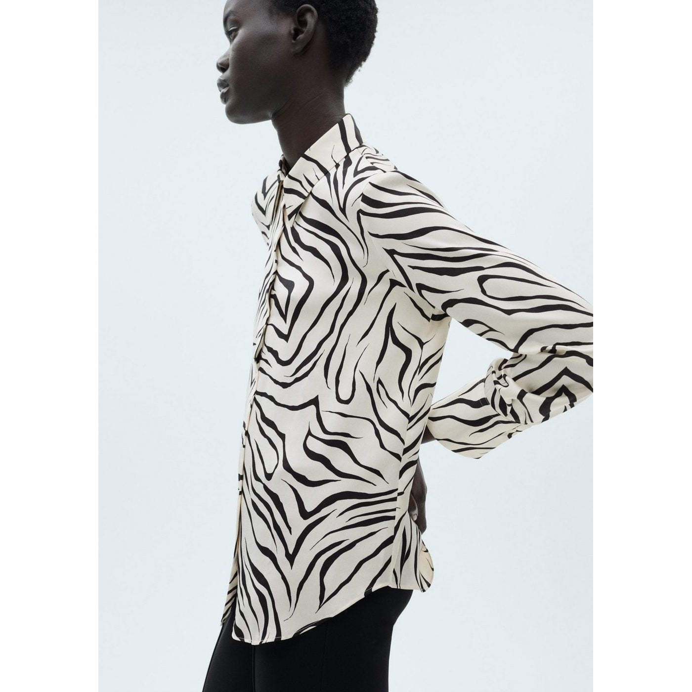 Chemise Satinée Imprimée