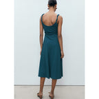 Robe Midi Froncée