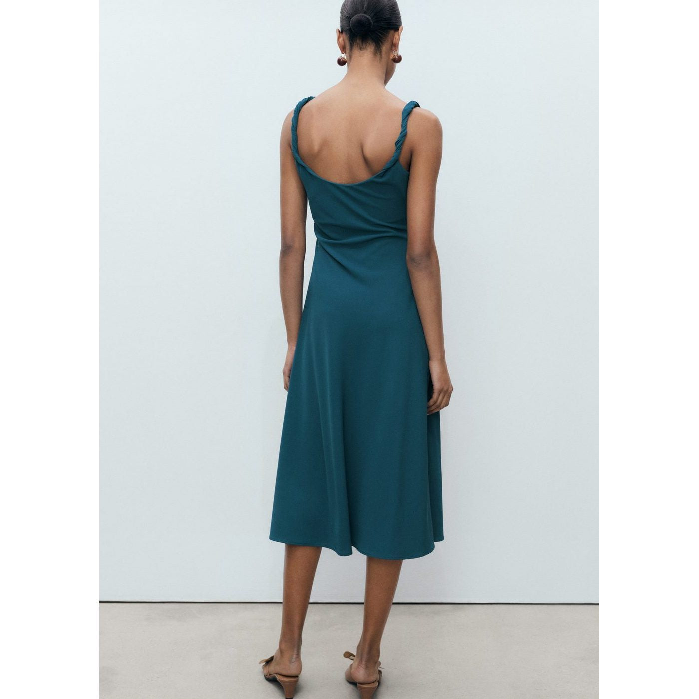 Robe Midi Froncée