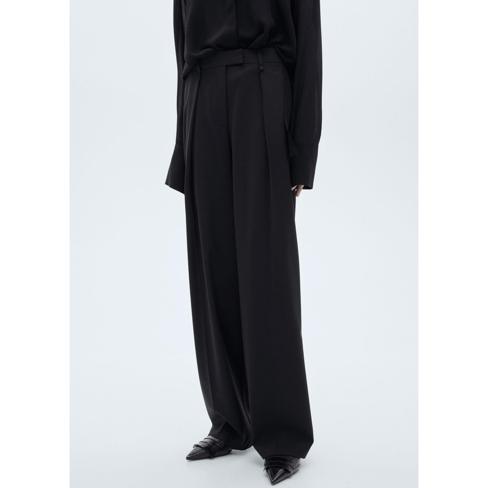 Pantalon Droit Pinces