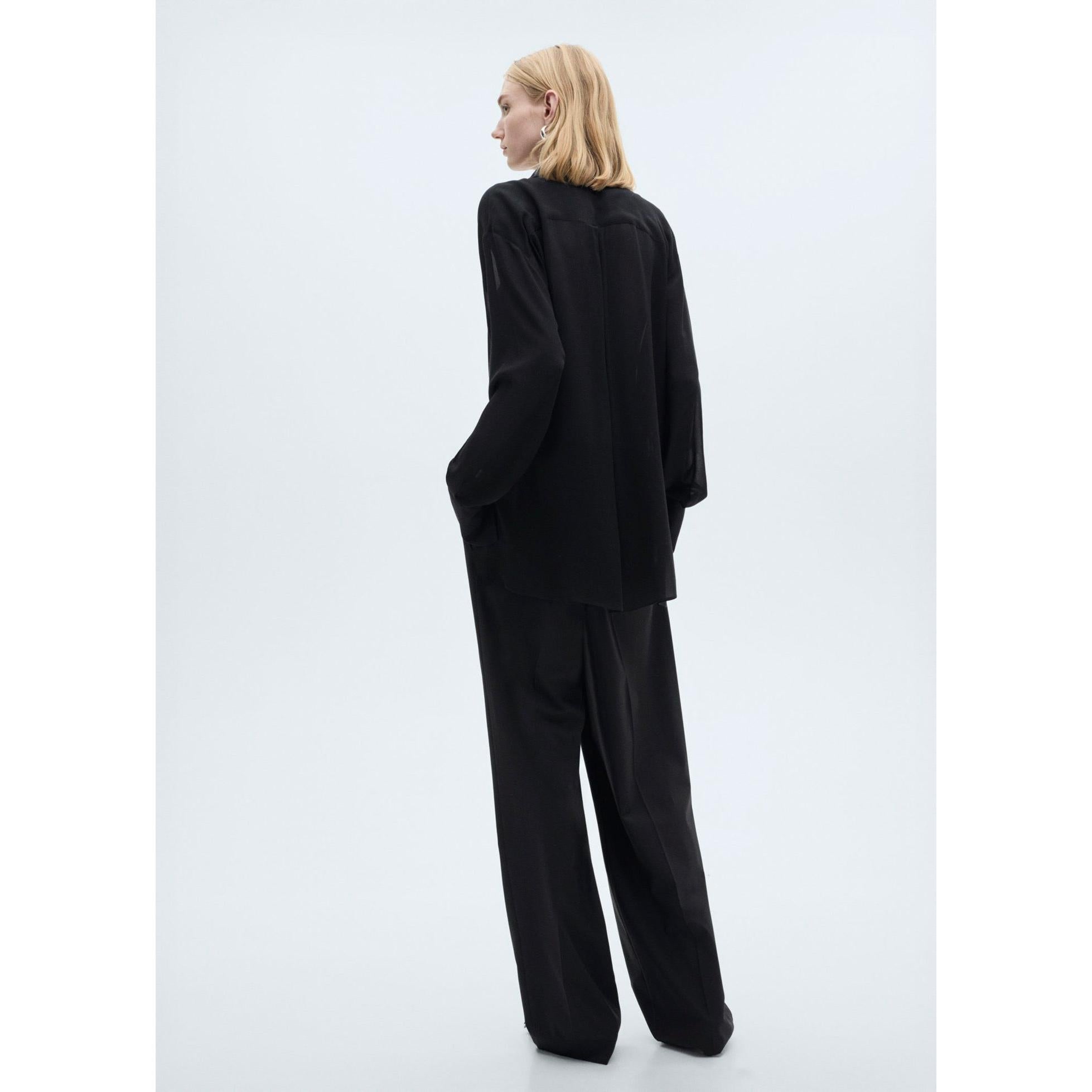 Pantalon Droit Pinces