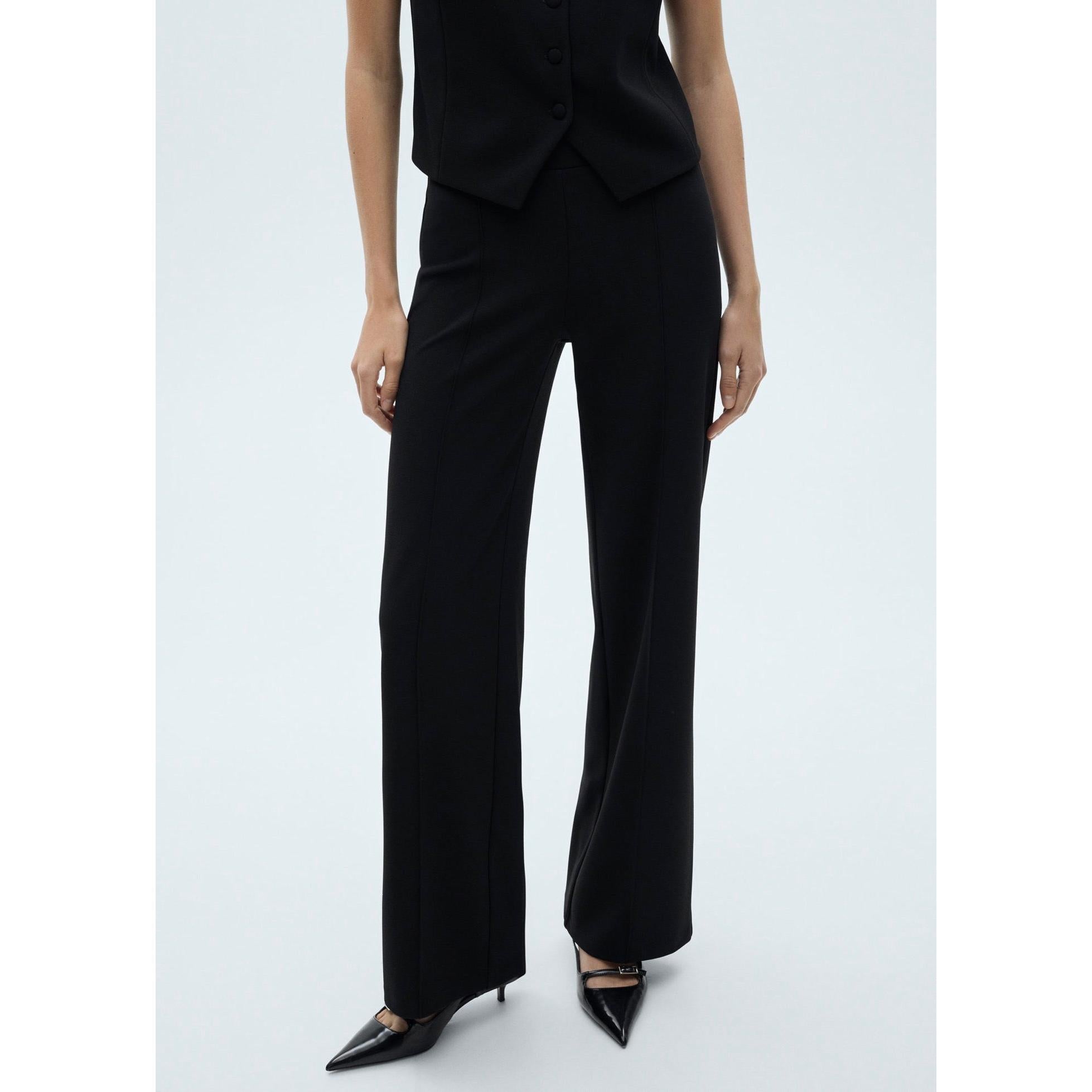 Pantalon Droit Maille