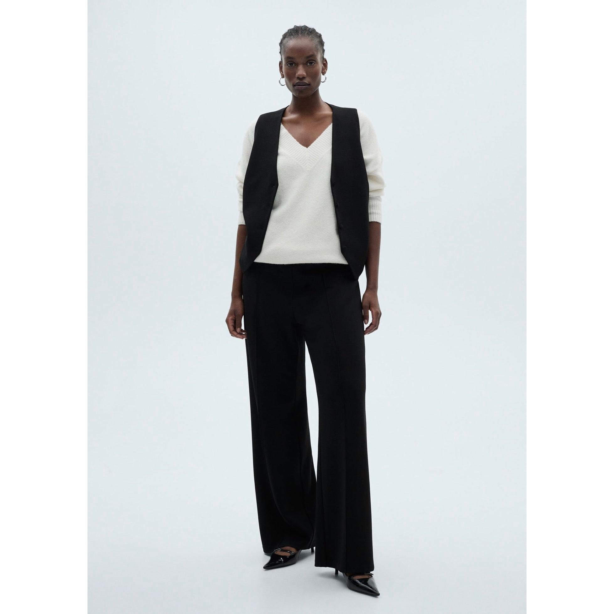 Pantalon Droit Maille