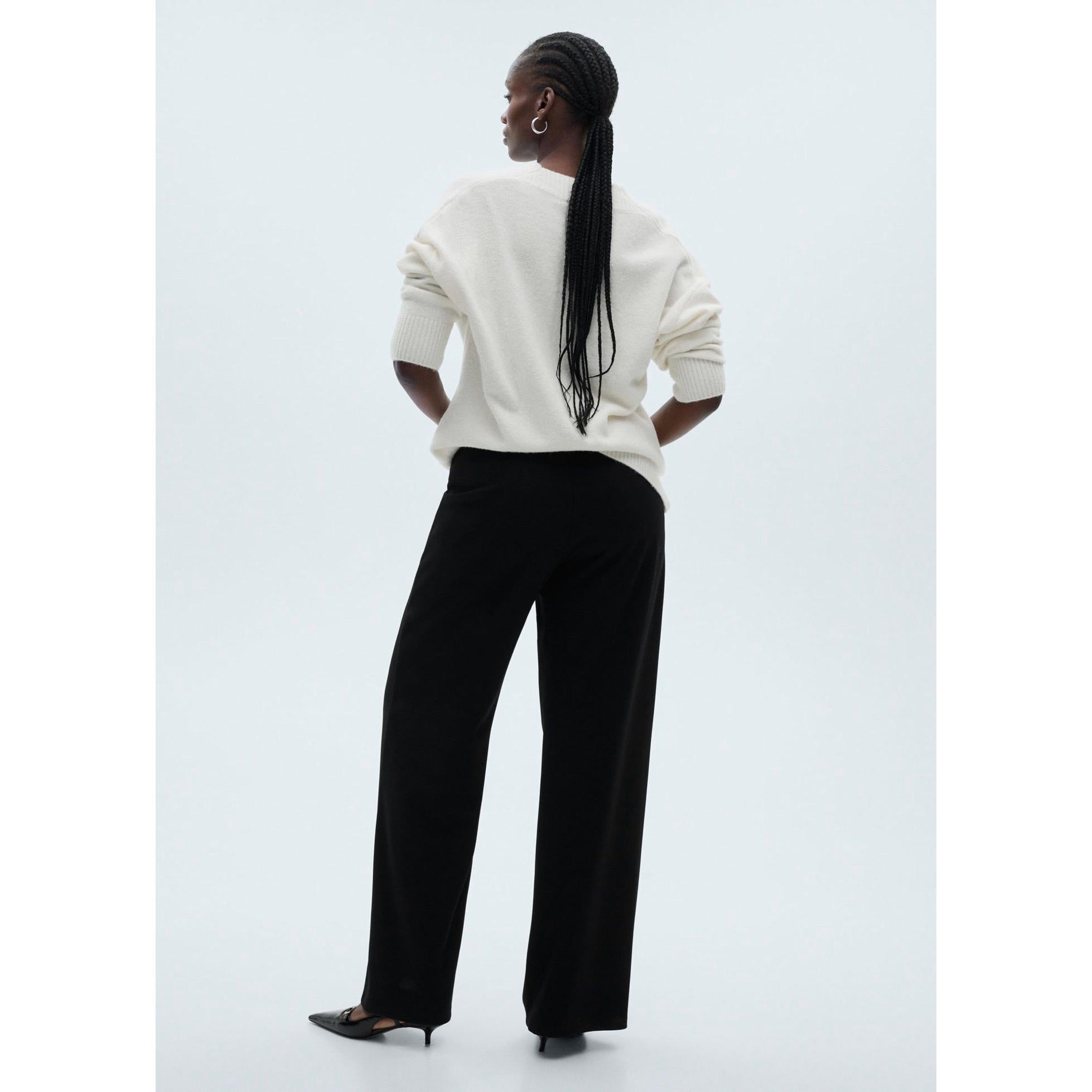 Pantalon Droit Maille
