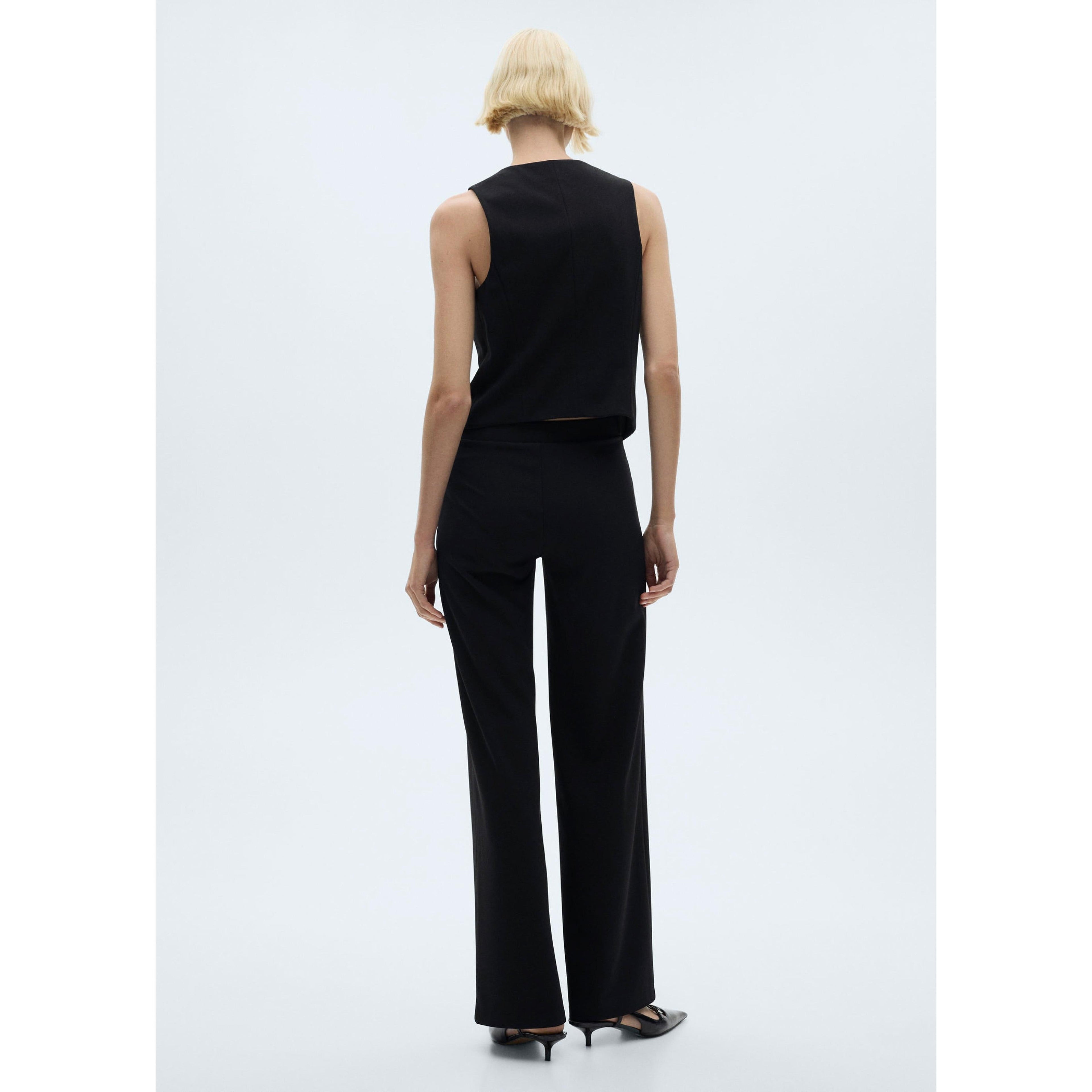 Pantalon Droit Maille